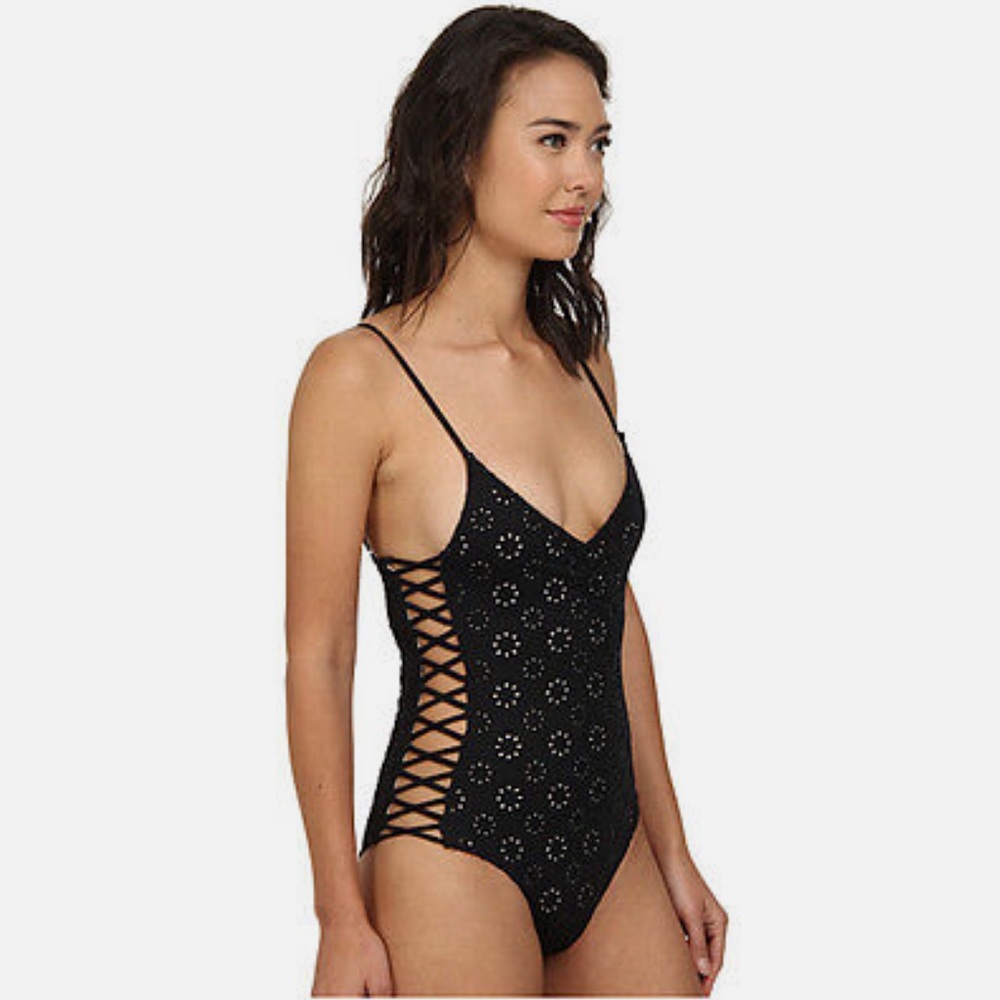 Amuse Society Eyelet Swimsuit